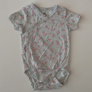 Floral Kimono-Styled Bodysuit